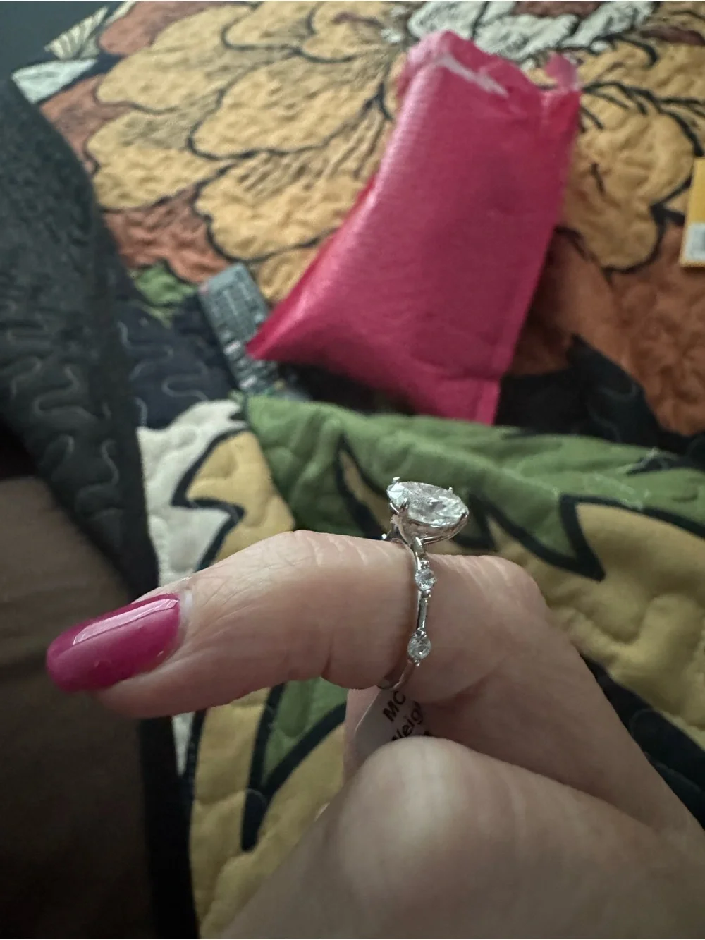 3.0ct Moissanite Solitaire Ring -Size 5